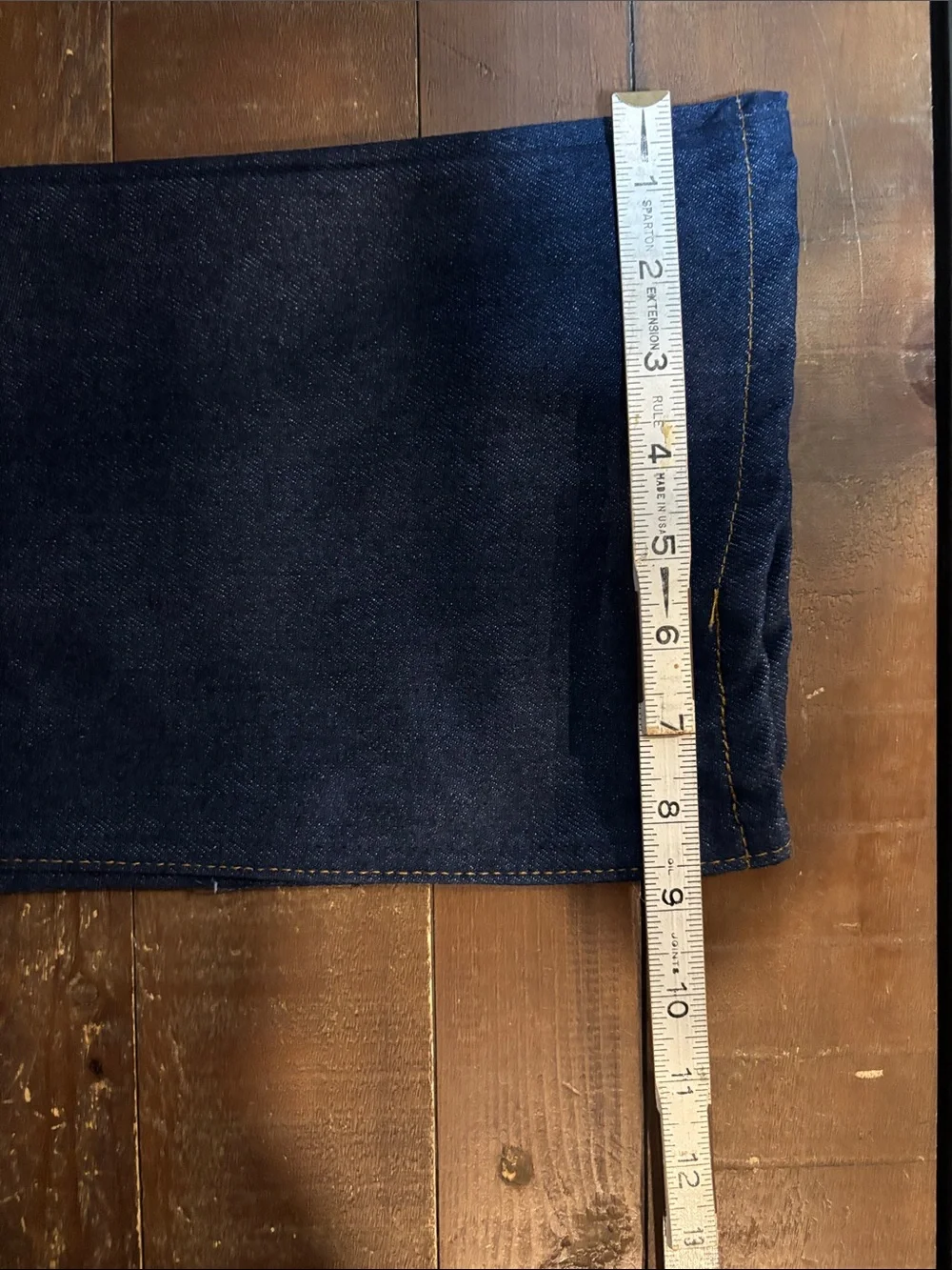 Vintage 1980’s Levi’s USA Made Bootcut Saddle man Dark Blue Denim Jeans